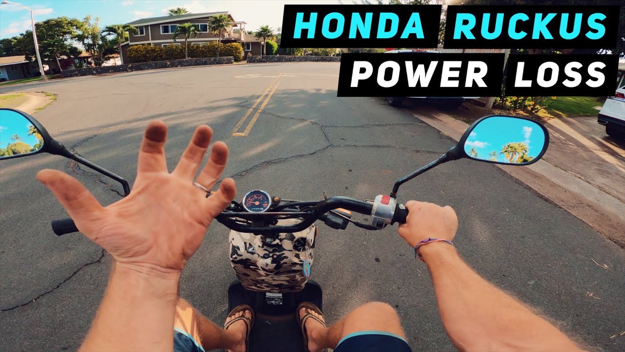 Потеря мощности Honda Ruckus! Одно небольшое легкое исправление! | Скутер Митча