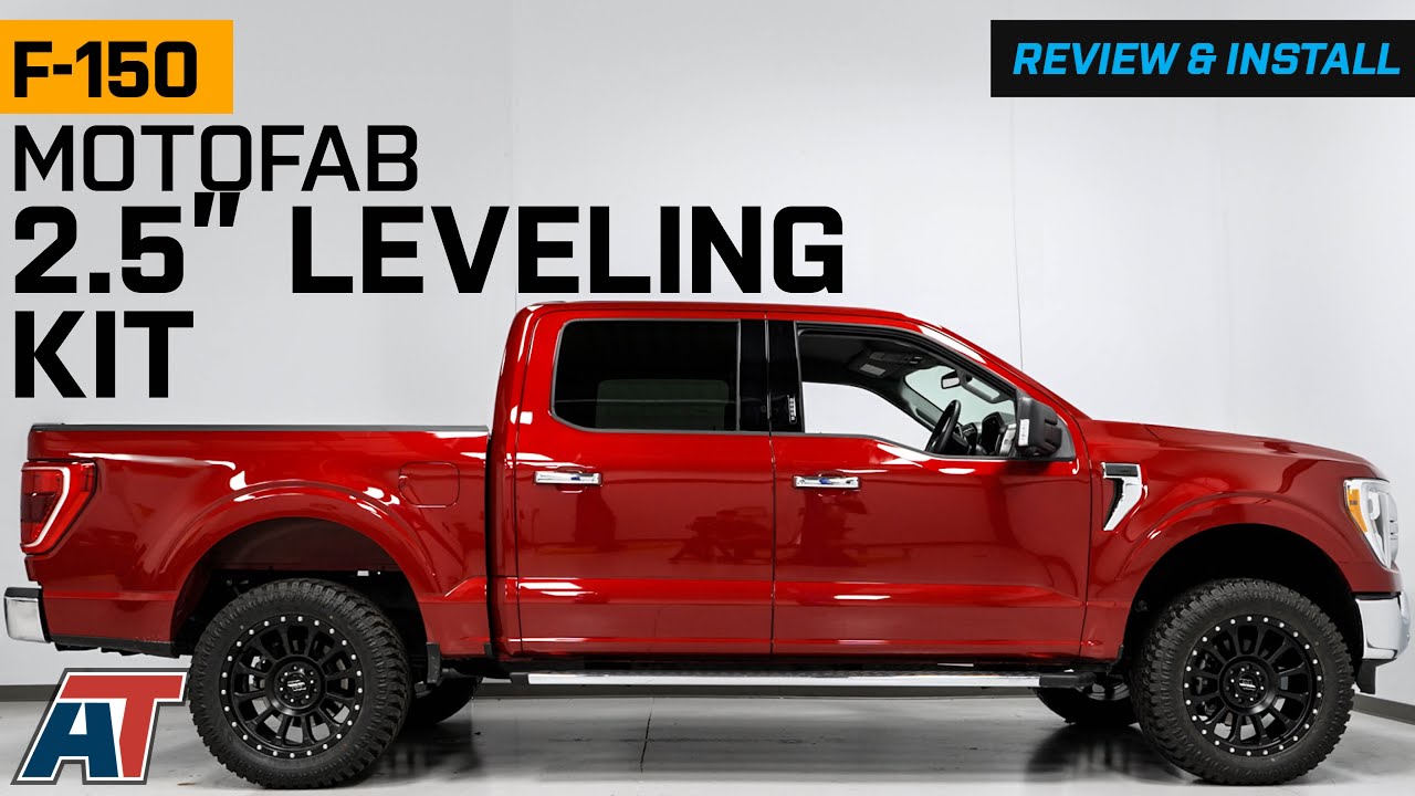 2004-2023 F-150 MotoFab 2.50.Inch Front Leveling Kit; Red Review & Install