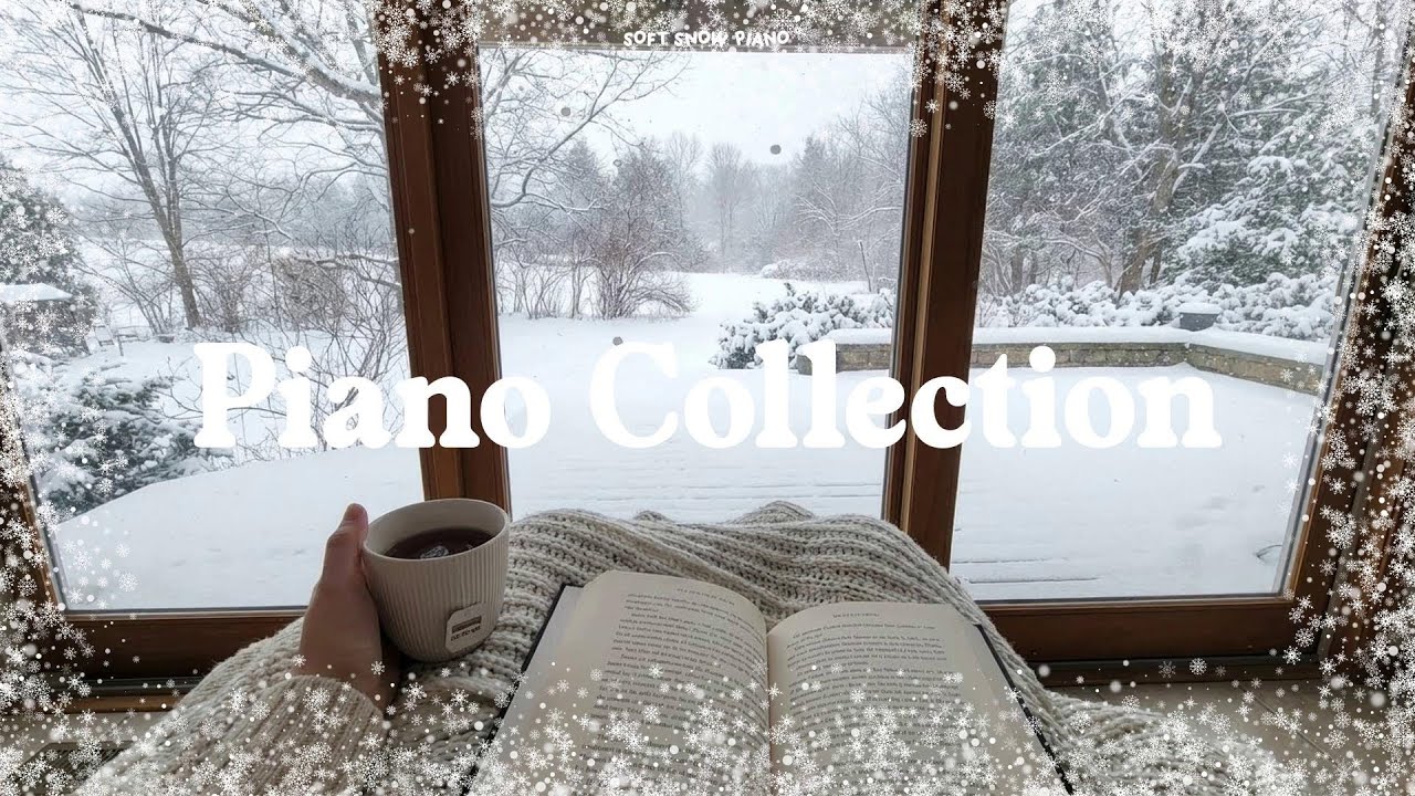 Soft winter piano 🎹 ~ Warm piano melodies for reading by the window