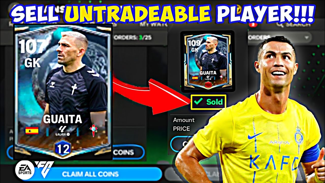 how to sell untradeable players in fc mobile 25 #fcmobile25 #fcmobile 