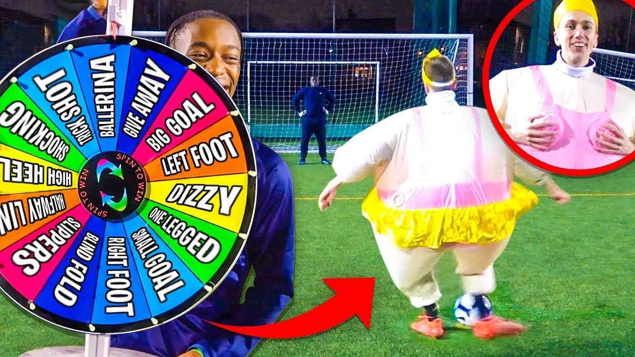 MYSTERY WHEEL FOOTBALL FORFEIT CHALLENGE