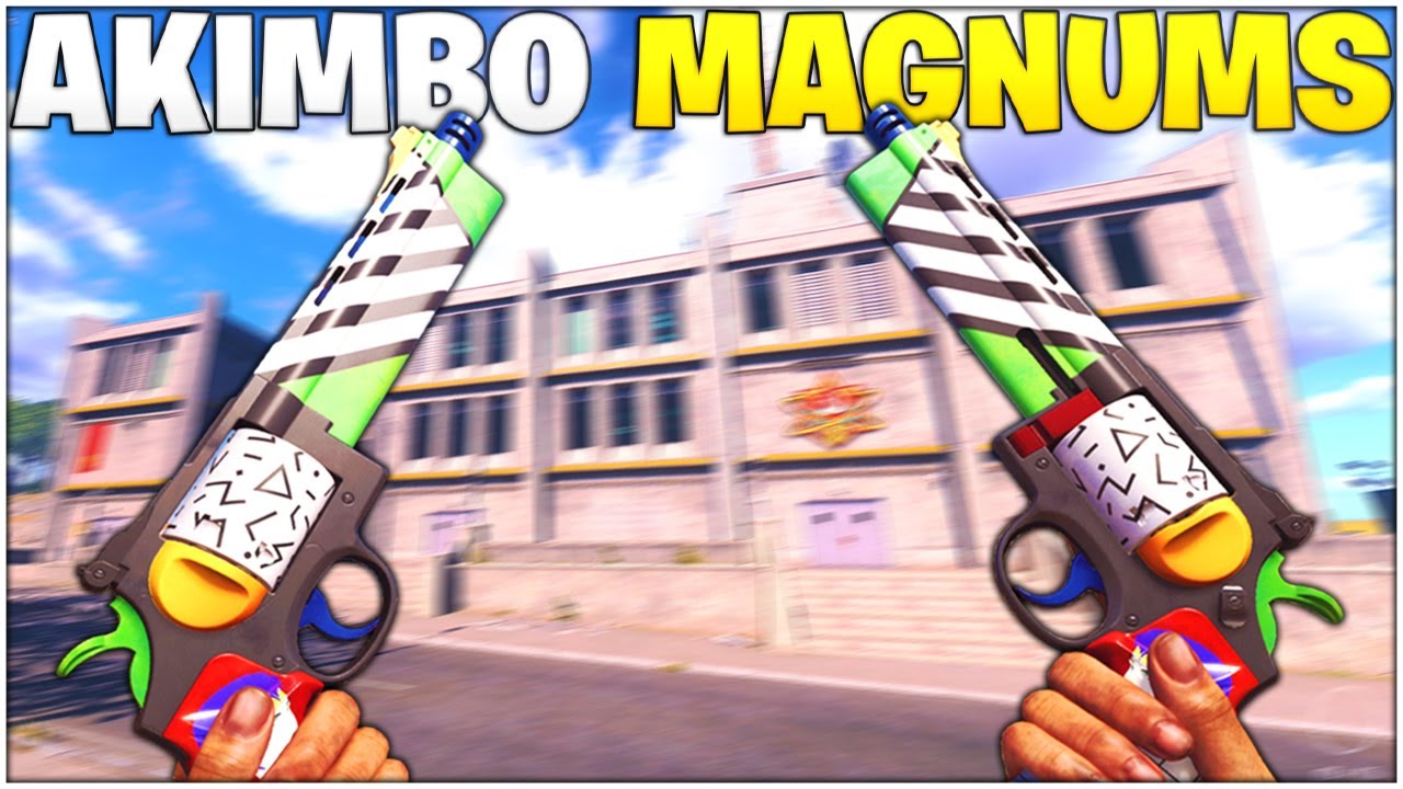 The AKIMBO Magnum's Are BROKEN On Alcatraz! - *Best Magnum Setup* (Rebirth Island - Warzone)