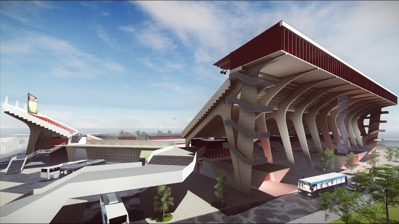 Presentan proyecto de renovación del estadio Tlahuicole en capital #Tlaxcala