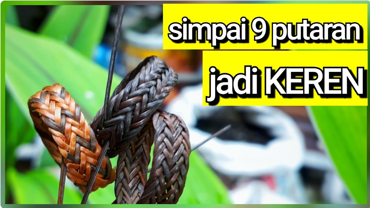 Cara membuat cincin  simpai 9 putaran KEREN