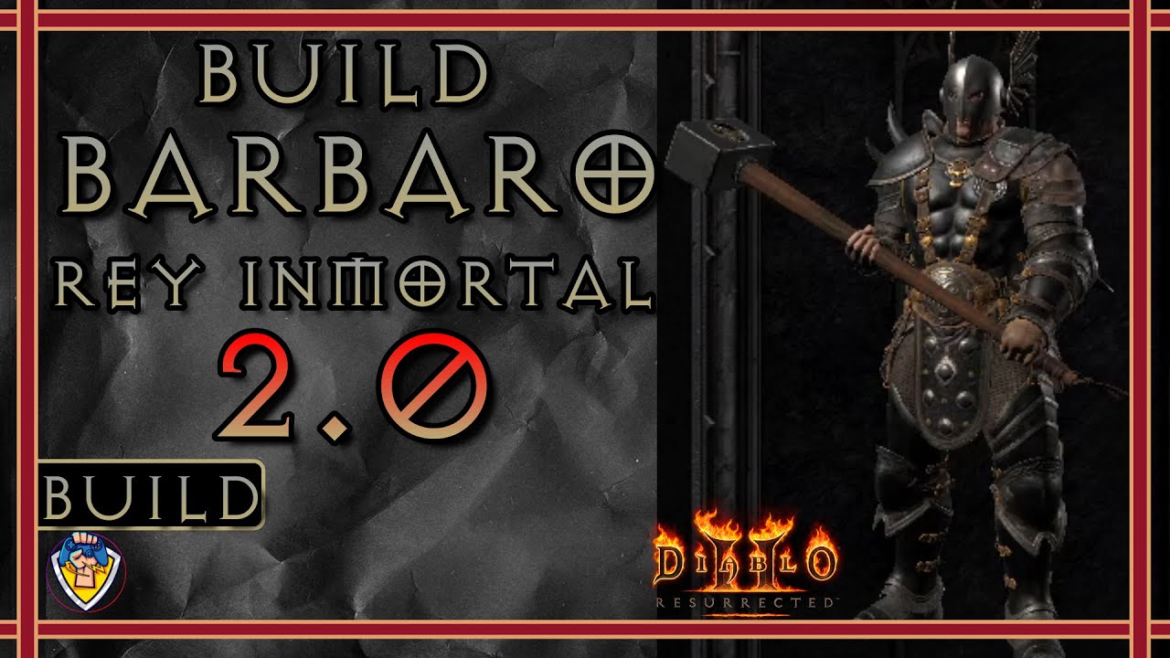 BUILD 2.0 - BARBARO TORBELLINO CON IK - PODRAS CON TODO TU SOLO -  DIABLO 2 Resurrected