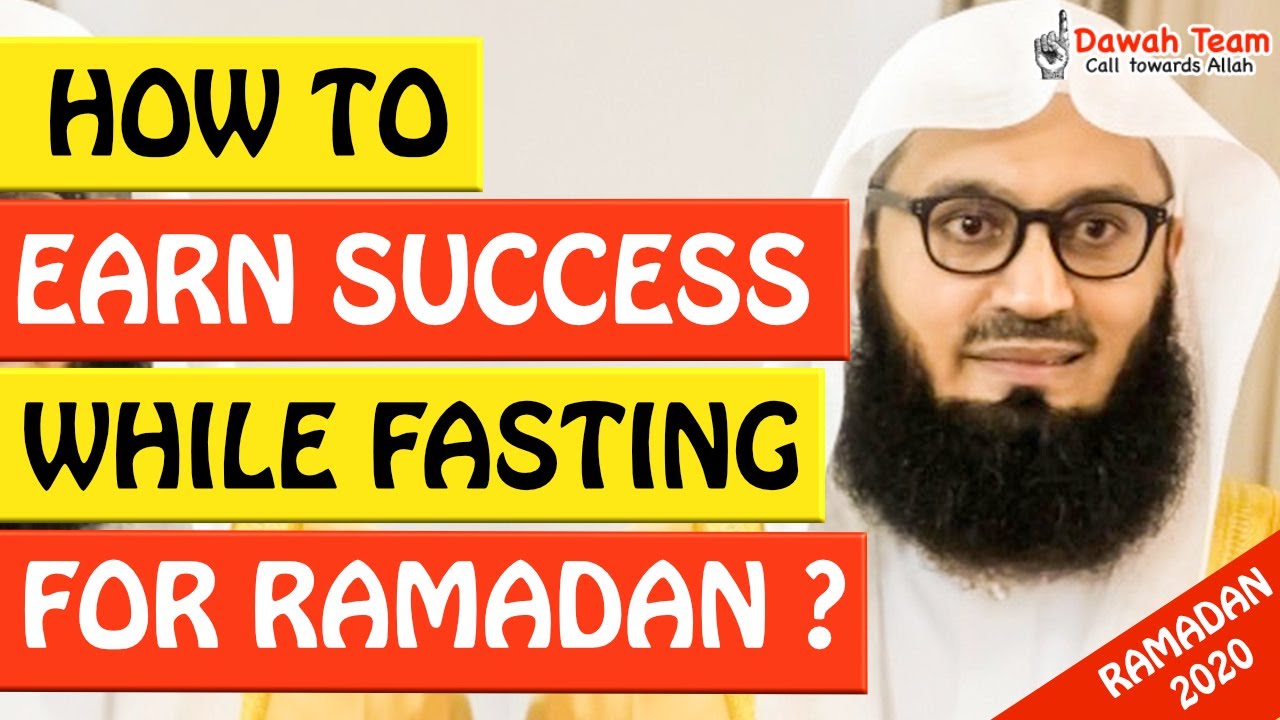 🚨HOW TO ACHIEVE SUCCESS WHILE FASTING FOR RAMADAN 🤔 - Mufti Menk