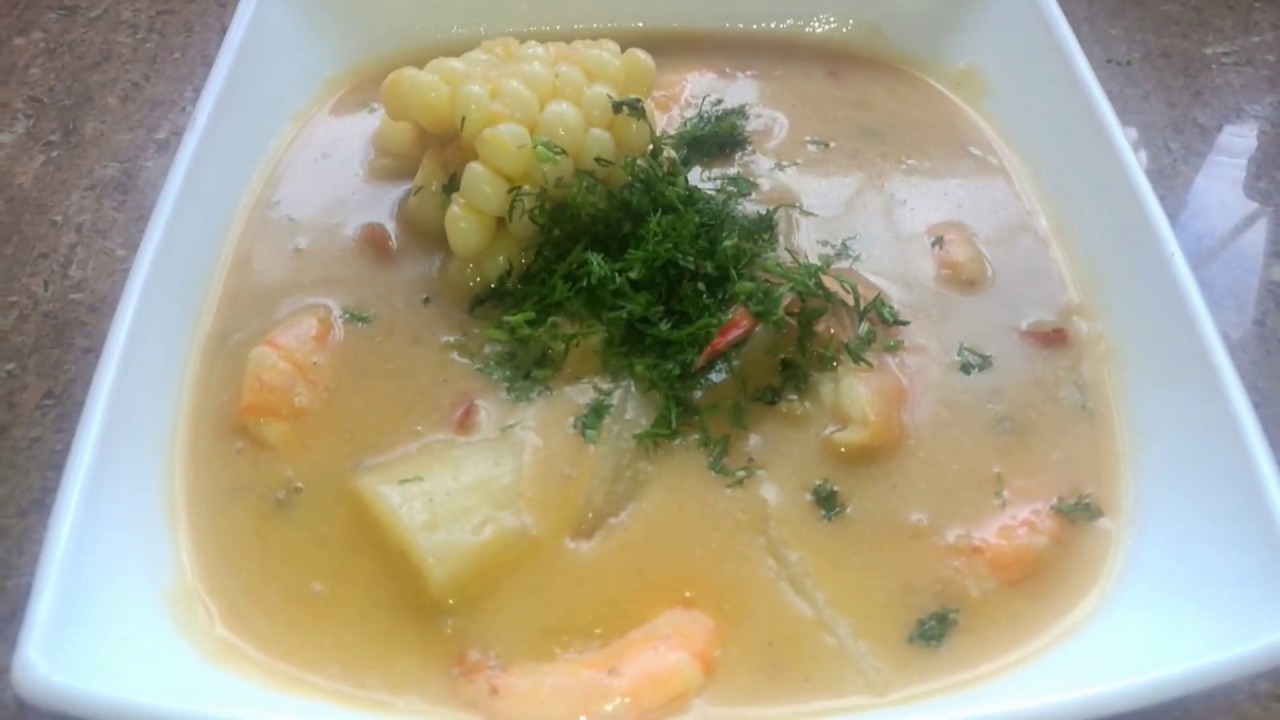COMO HACER SOPA DE CAMARÓN (SANCOCHO DE CAMARÓN)