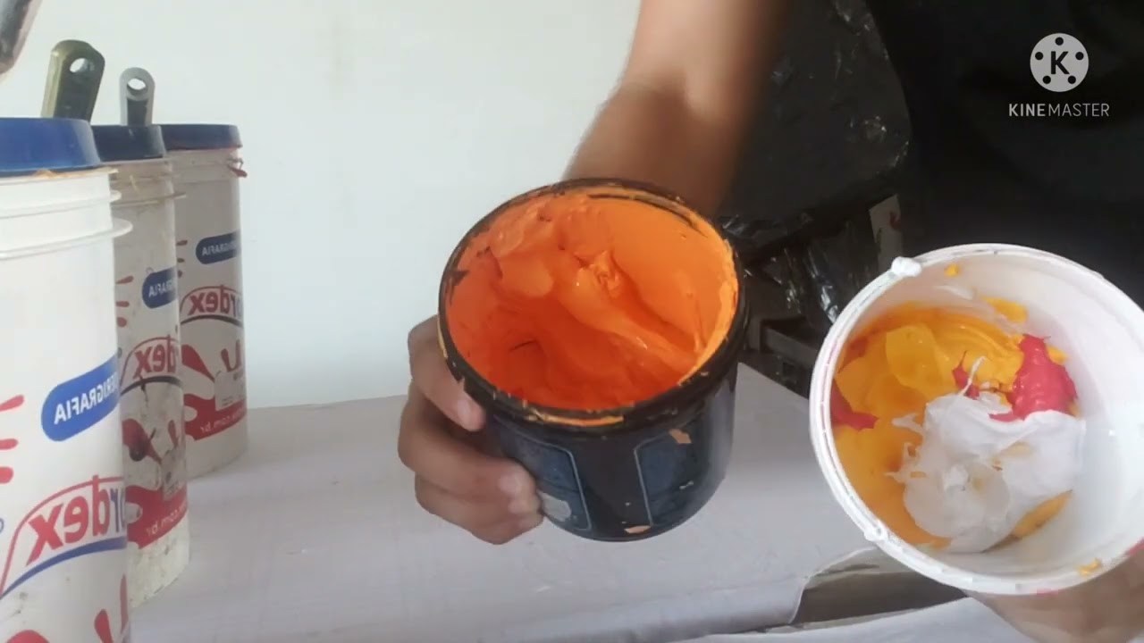 COMO FAZER UMA TINTA DE SERIGRAFIA EM MENOS DE 1 MINUTO