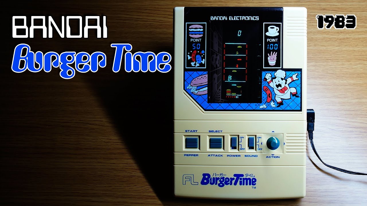 1983 반다이 버거타임 VFD 게임기(BANDAI FL BurgerTime repair)