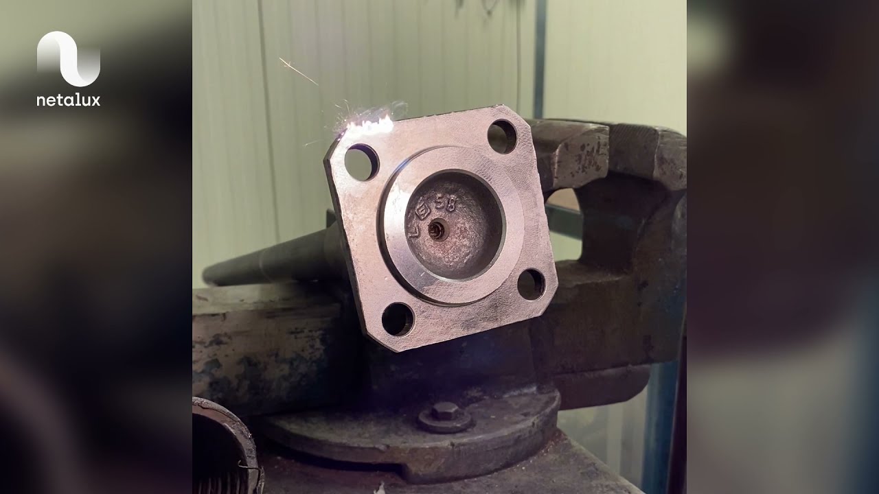 Laser cleaning car part