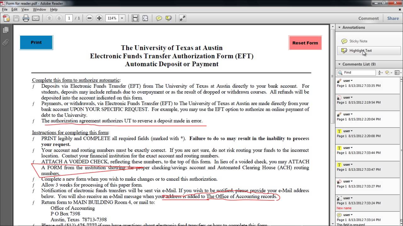 How to Enable Reader Commenting Tool in Acrobat