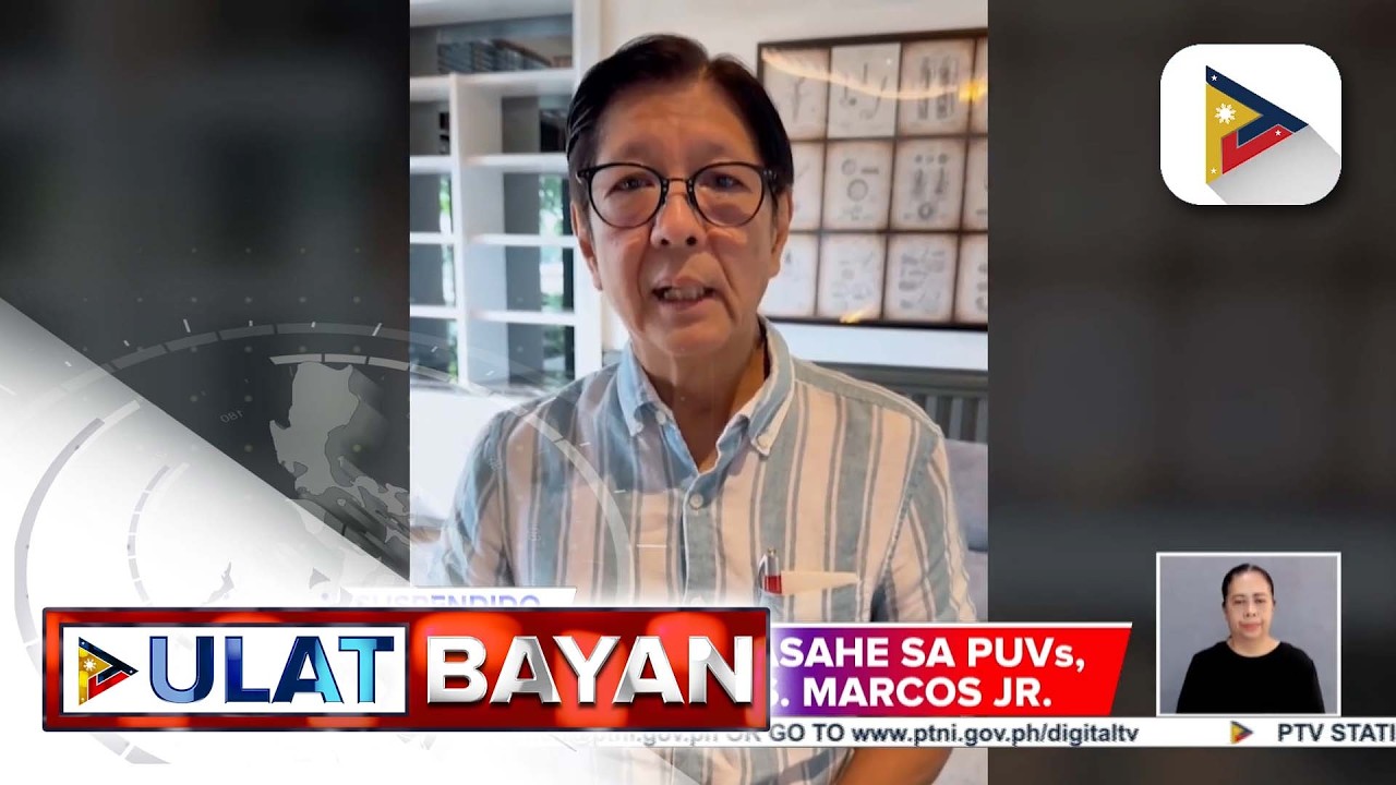Taas-singil sa pamasahe sa PUVs, sinuspinde ng pamahalaan