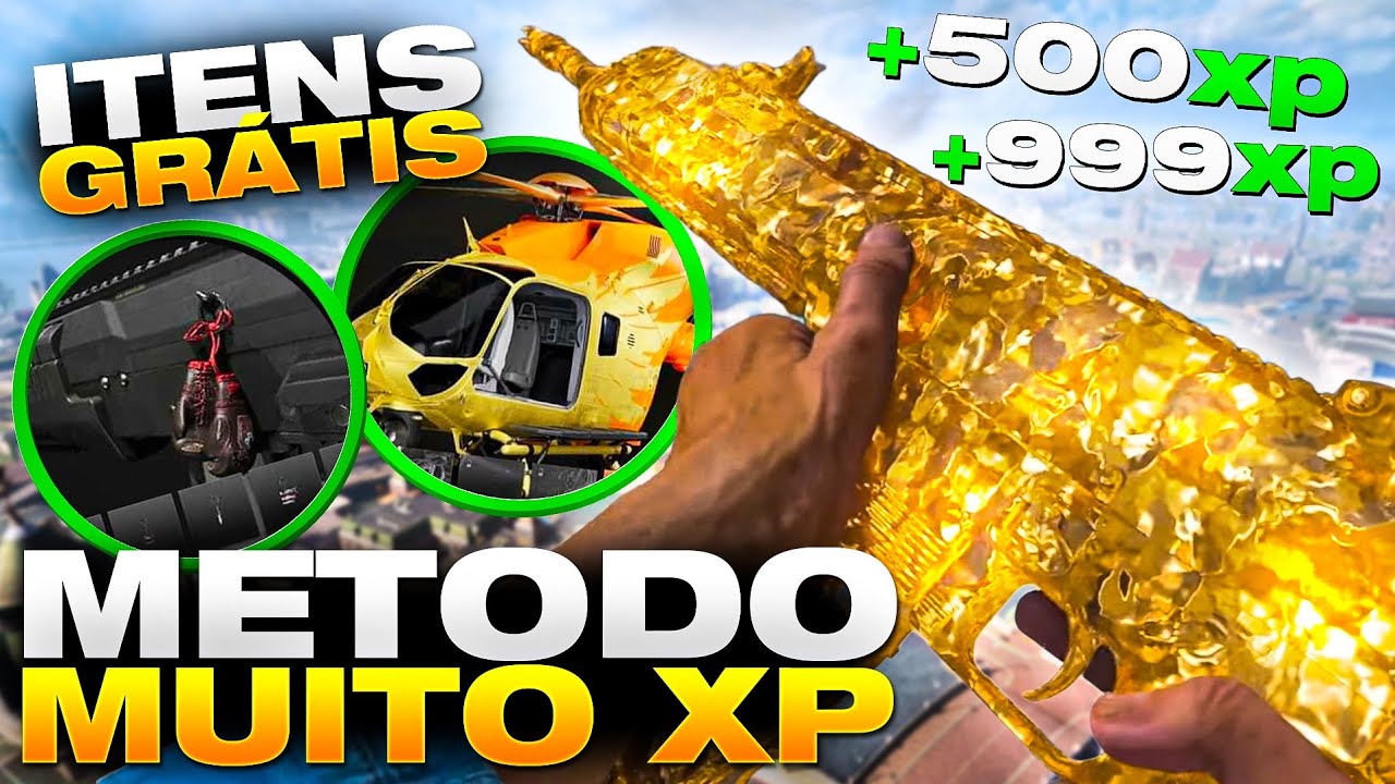MAIS XP WARZONE PARA PEGAR CAMUFLAGEM  UM TOQUE MAIS RÁPIDO METODO DE XP ITENS GRÁTIS! GLITCH/BUG