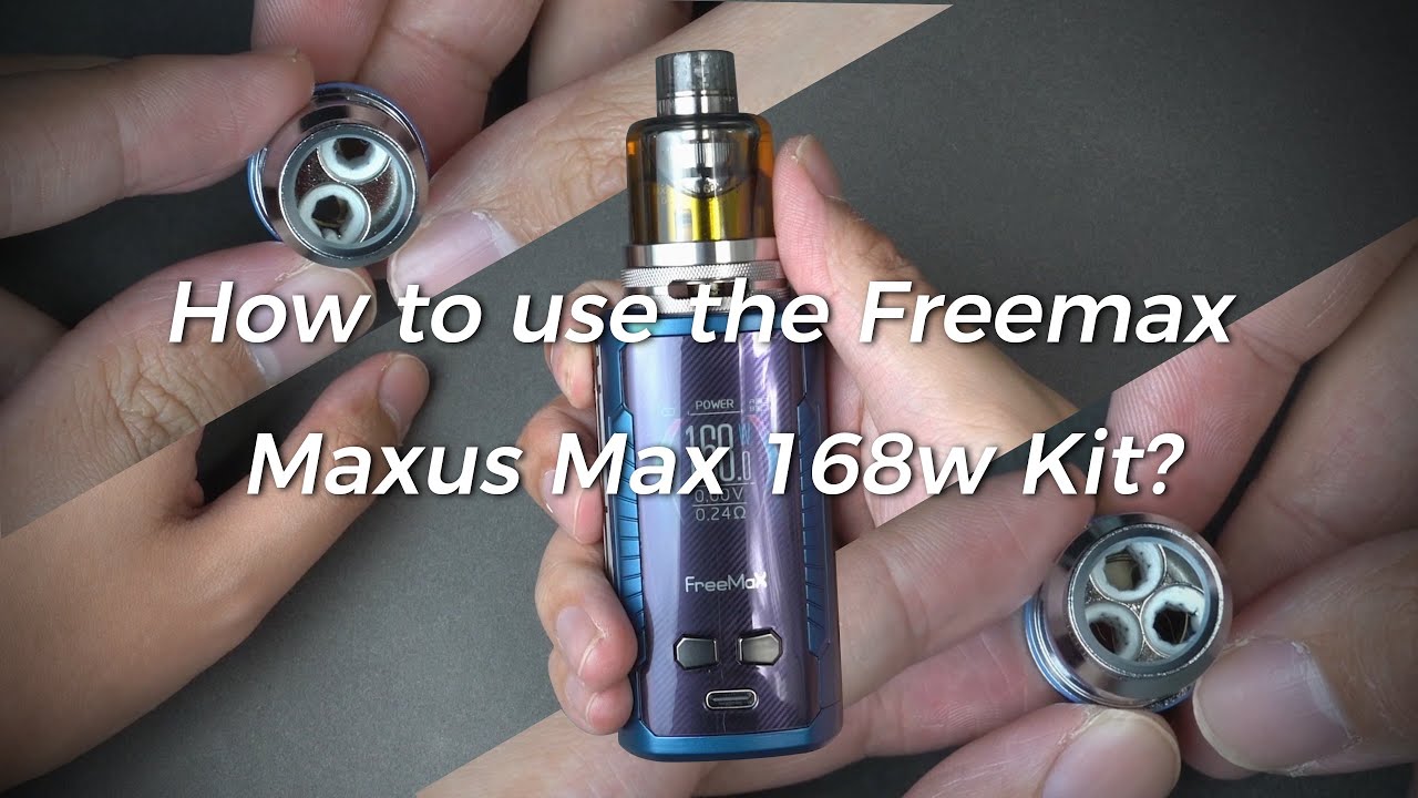 How To Use Freemax Maxus Max 168W Kit?