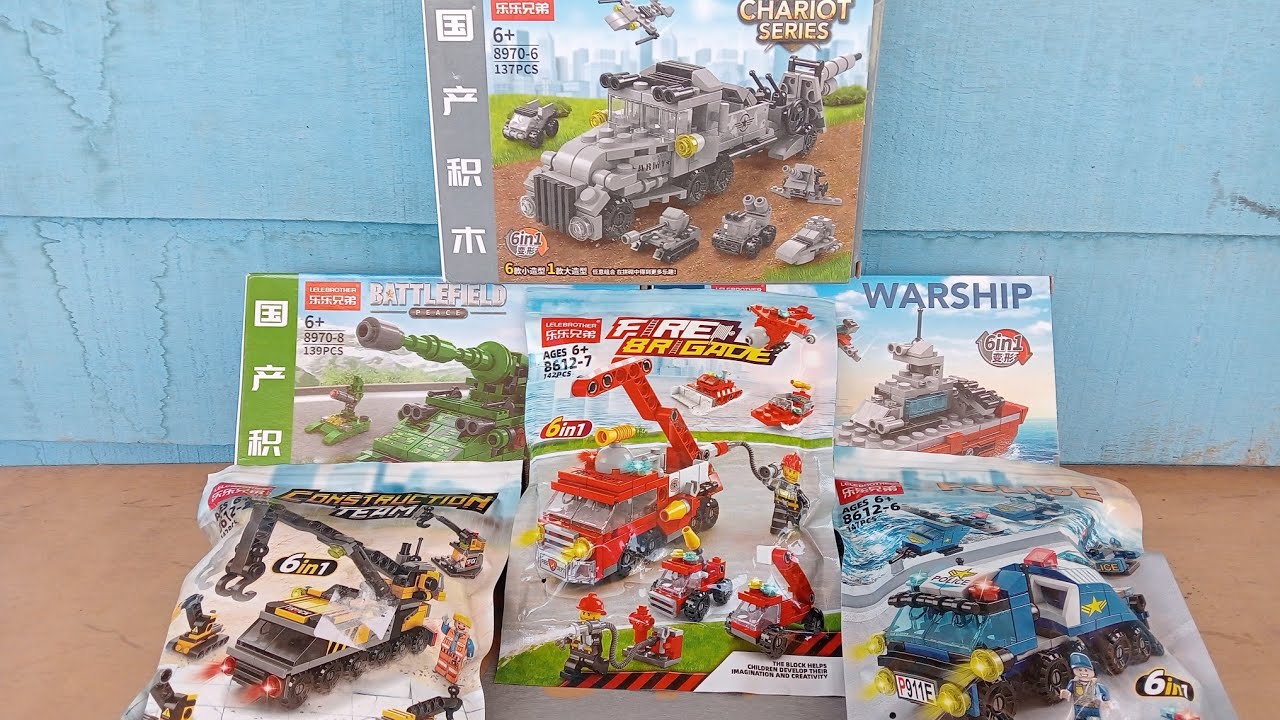 Cara Merakit Lego Truk Pemadam Kebakaran | DIY Lego Fire Brigade Seru & Mudah | Part 1 #153