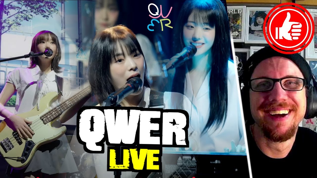 QWER 🎙️ How legit are they live? A reaction...『 ALGORITHM'S BLOSSOM 내 이름 맑음 STAGE CAM 』