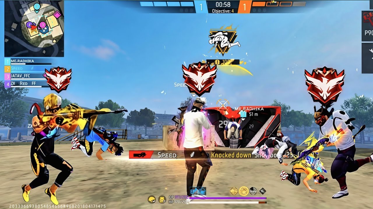 Freefire 🔥 cs ranked 13kills 🤯🙀#p90  op headsot#trendingvideo #viralvideo #longvideo #freefireindia 
