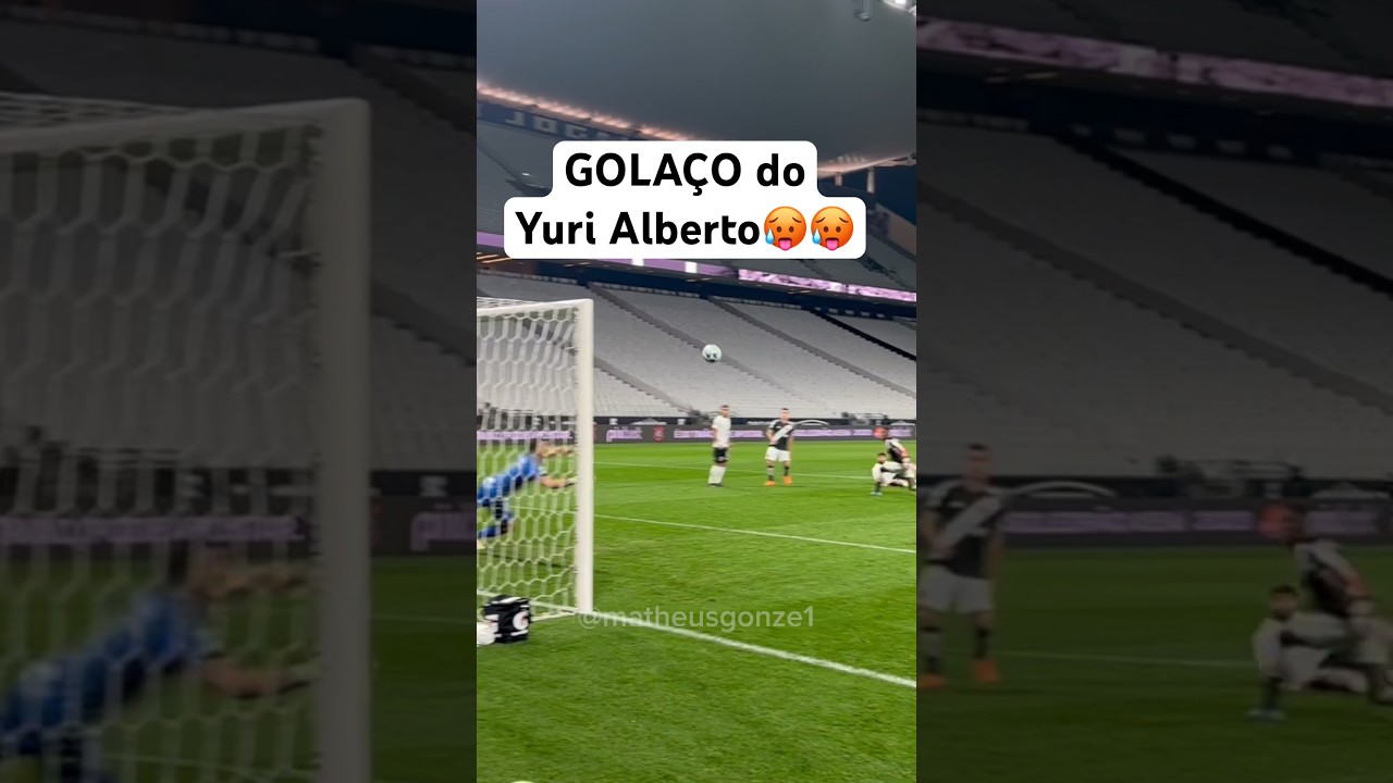 que GOLA&Ccedil;O do Yuri Alberto 🔥⚽️ #shortsfutebol #corinthians