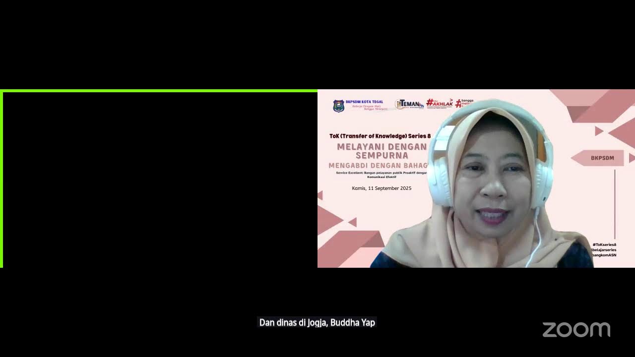 Melayani Dengan Sempurna Mengabdi dengan Bahagia ToK Seri 8