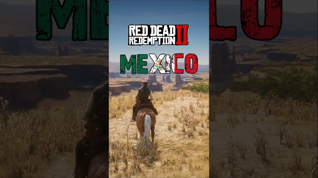 Как попасть в Мексику в RDR2 🔥 #rdr2 #reddeadredemption2 #arthurmorgan #gaming #rdr2mexico #fyp
