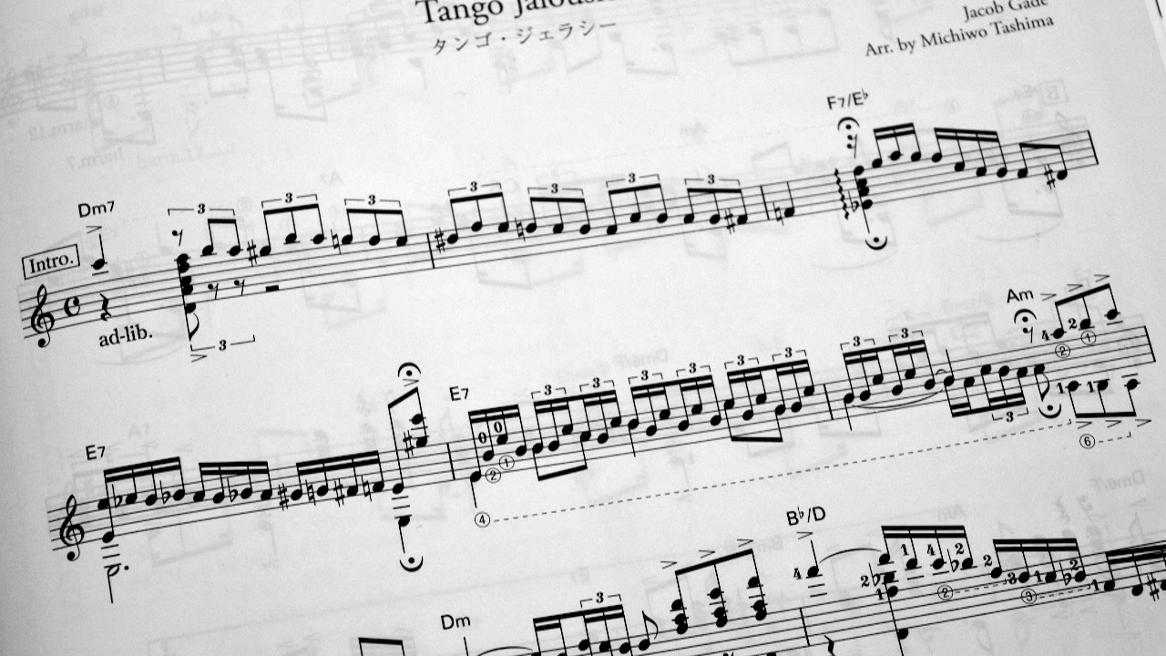Tango Jalousie - Jacob Gade (arr. Michiwo Tashima) classic guitar