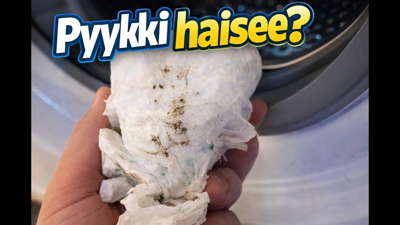 Pyykki haisee vaikka peset &ndash; tarkista t&auml;m&auml;
