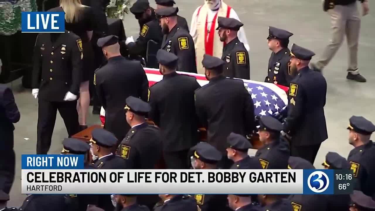 Celebration of Life ceremony for Det. Bobby Garten begins