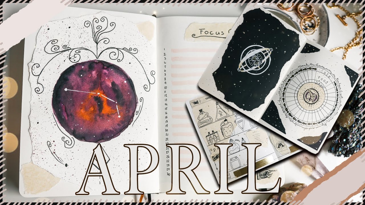 April (O.W.L.s Readathon) Bullet Journal Set Up | Book Roast [CC]