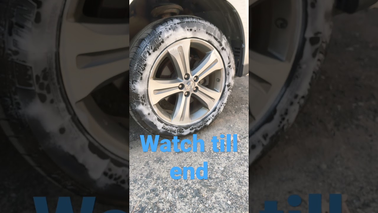 Does armor all tire foam really work #Shorts￼