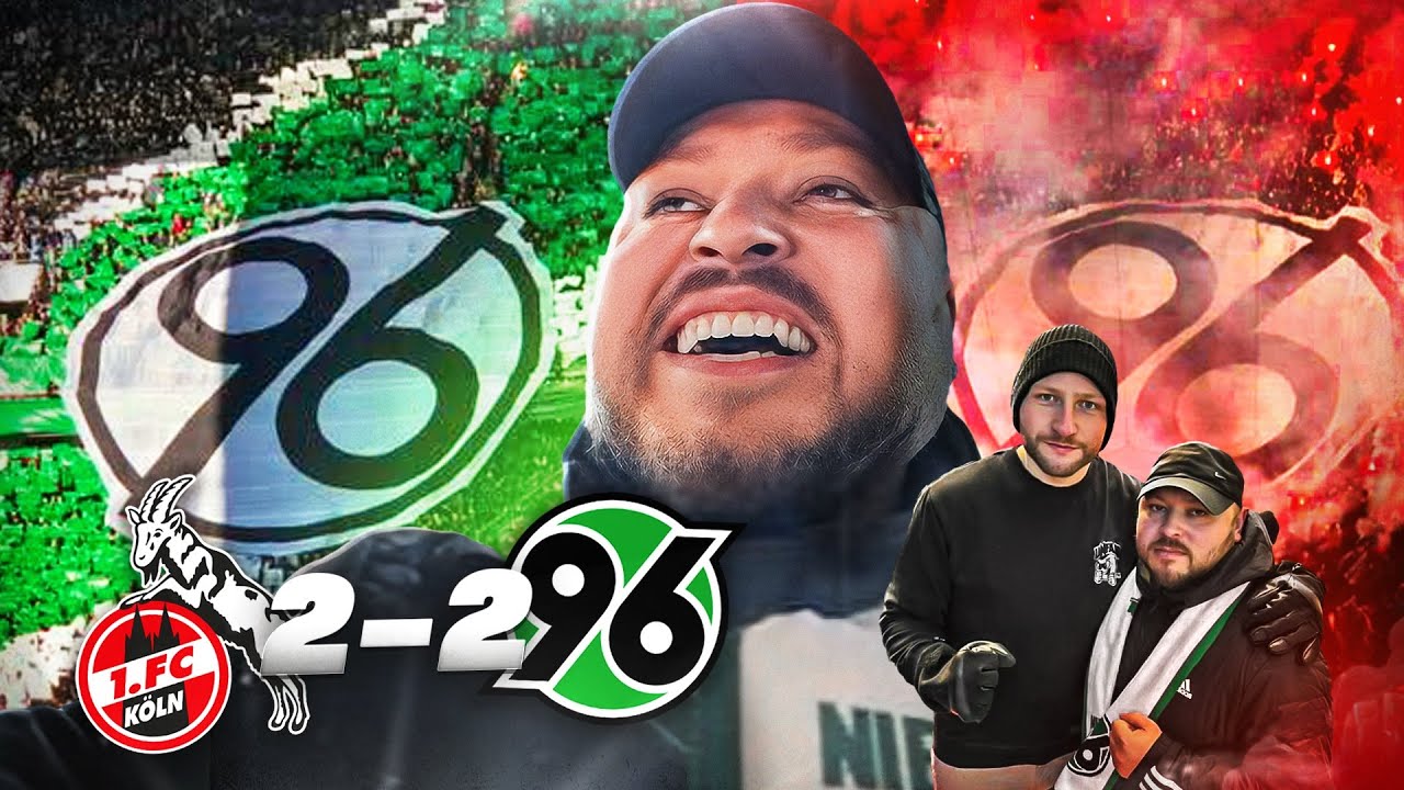 1. FC Köln - Hannover 96 | KRASSER AUSWÄRTSSUPPORT🔥 Stadionvlog