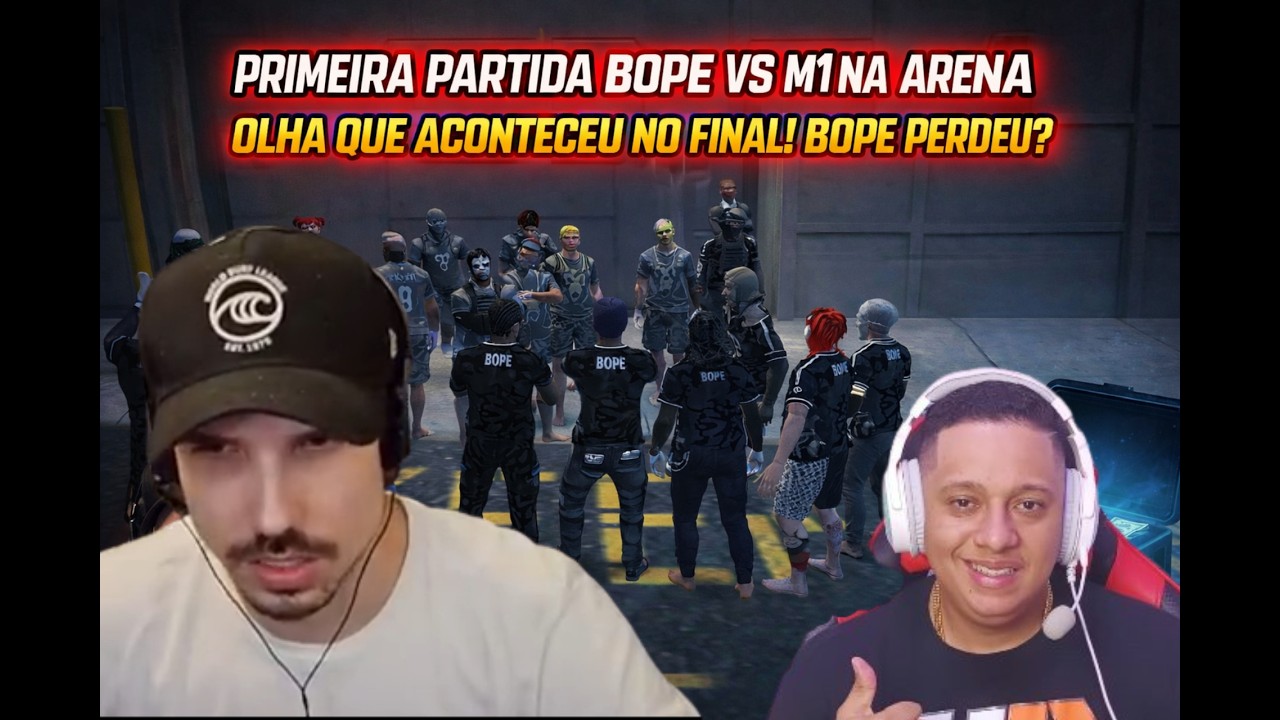 PRIMEIRA PARTIDA BOPE VS M1 NA ARENA OLHA QUE ACONTECEU NO FINAL! BOPE PERDEU?