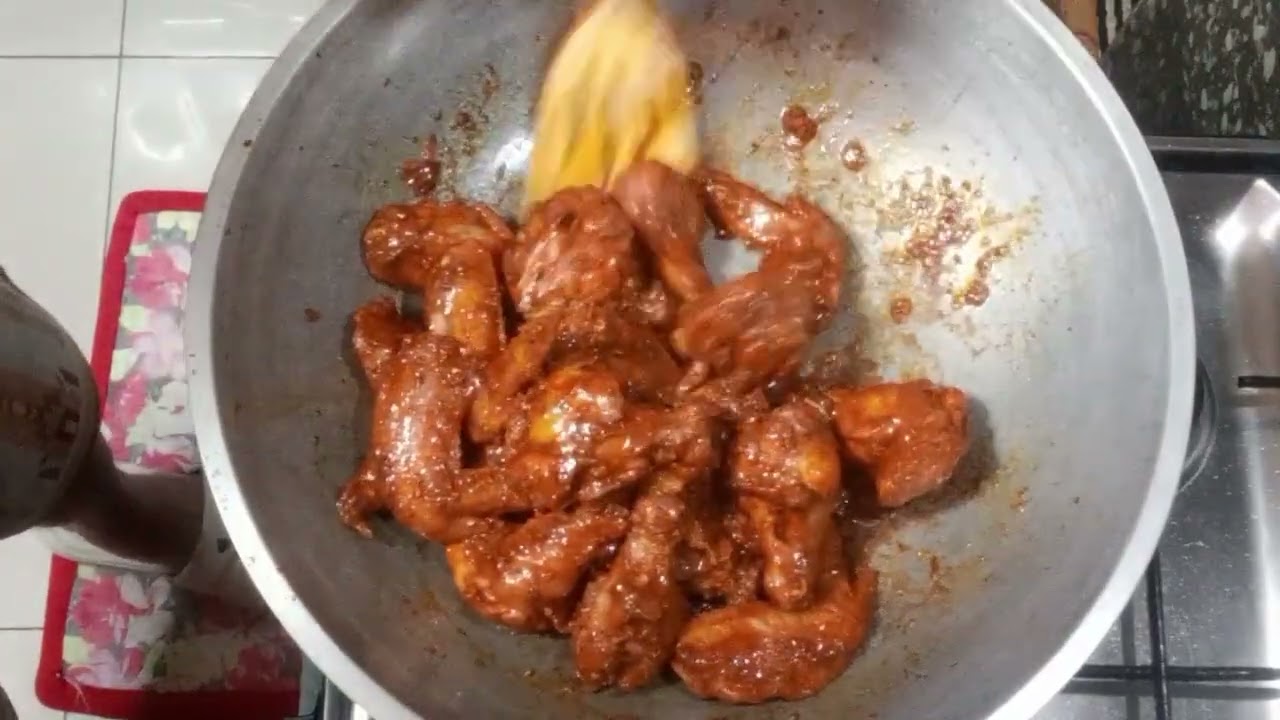 nagluto ako nang kalderetang manok