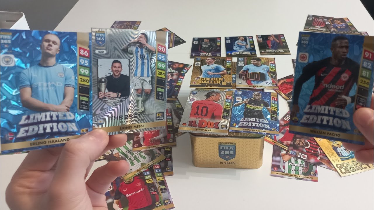 Otwieram puszke z piłkarzami panini fifa 365 2025- 3 limited edition!😎