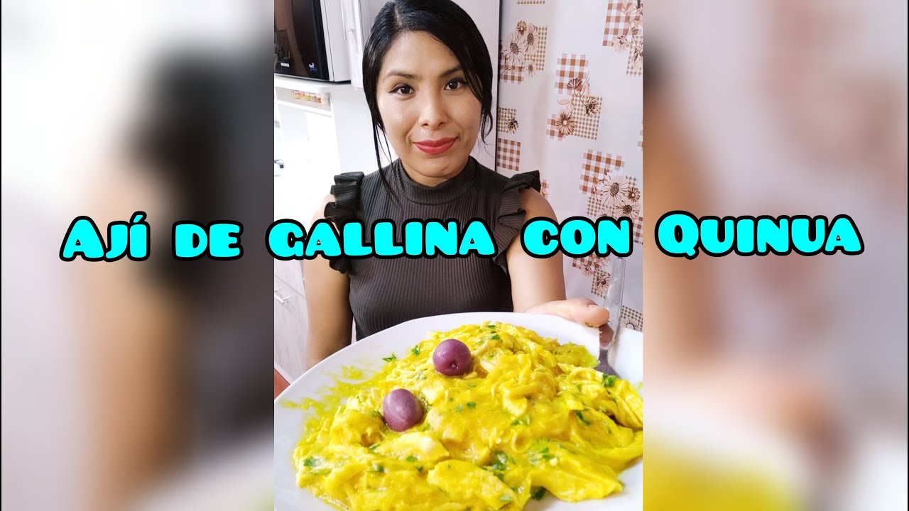 AJI DE GALLINA CON QUINUA (SALUDABLE)