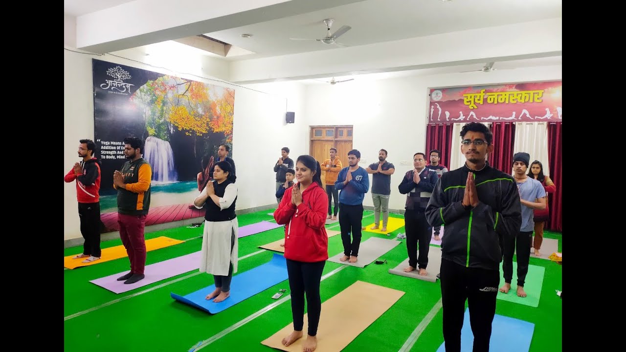 Suryanamaskar For Better & Healthy Lifestyle. Aanandam Yoga & Meditation, Bikaner
