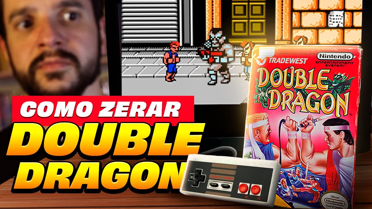 EU VOU TE ENSINAR A ZERAR DOUBLE DRAGON NO NINTENDINHO