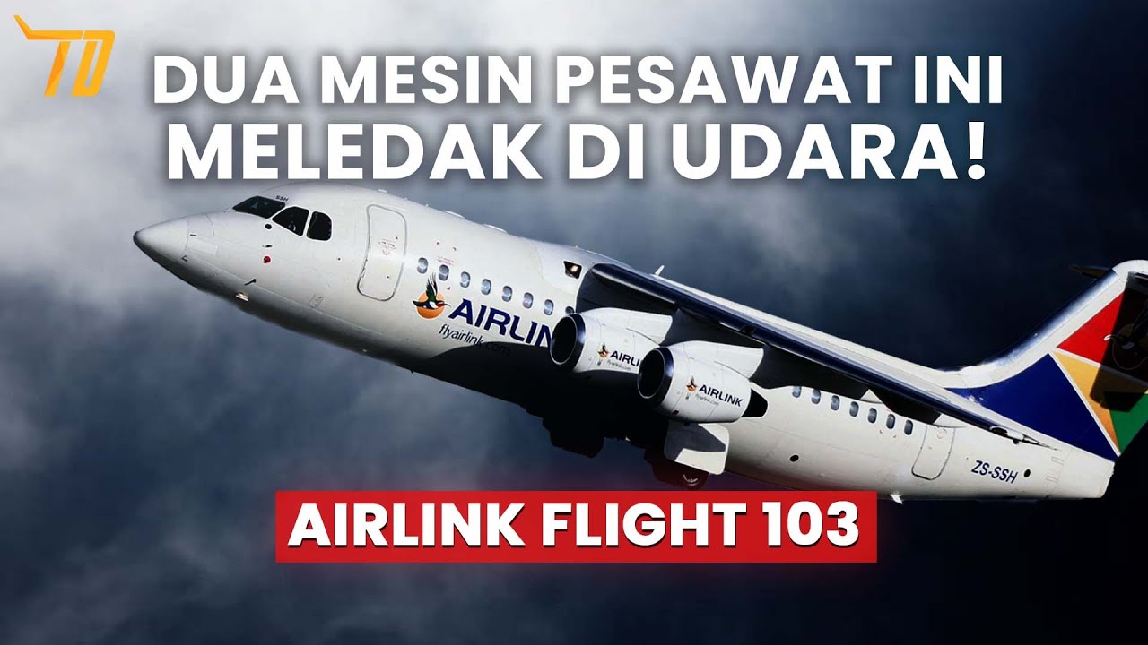 Dua Mesin Terbakar di Udara, Airlink 103 Berhasil Mendarat dengan Selamat!