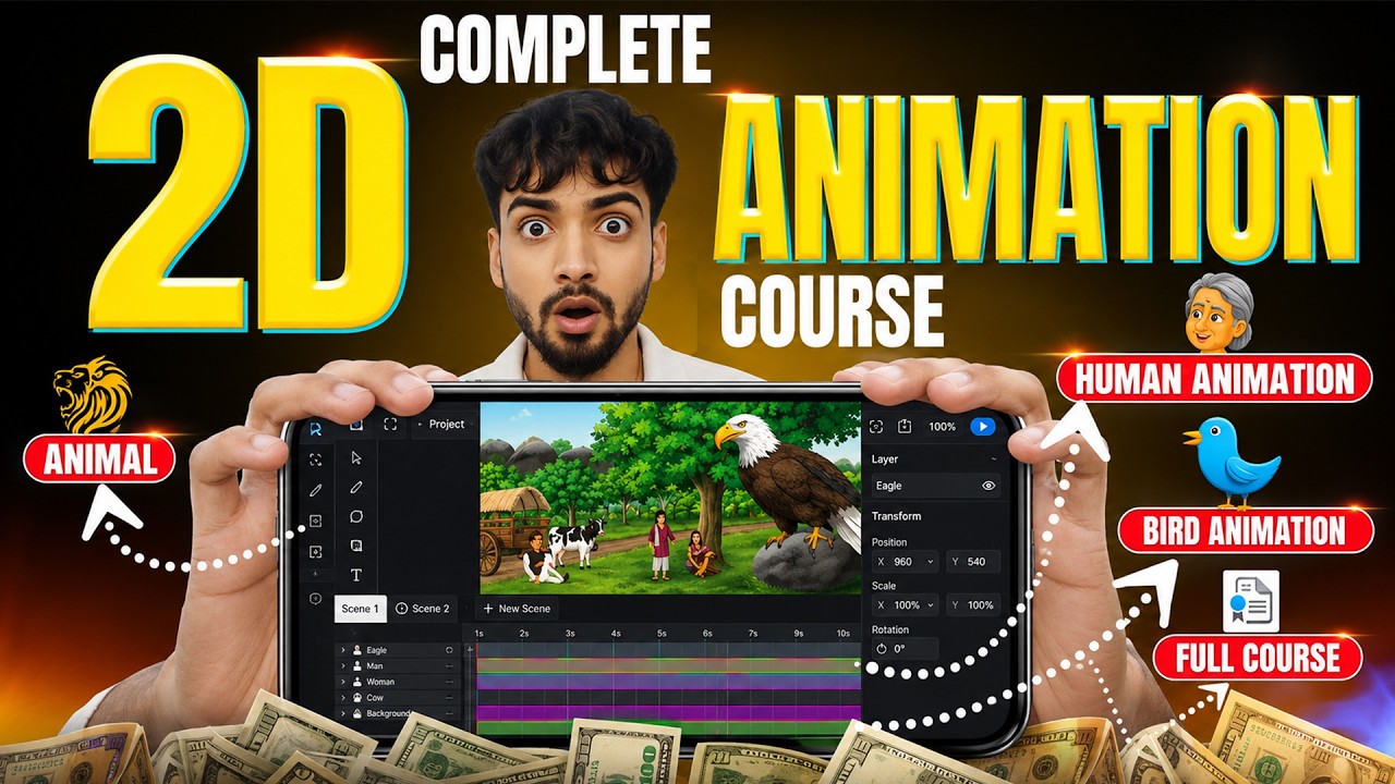 Animate Your First Viral Cartoon Story Using Only a Smartphone