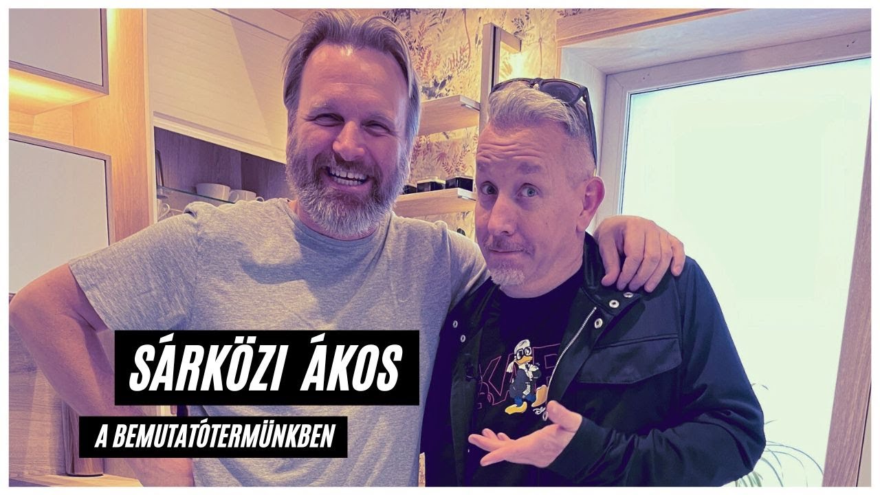 Sárközi Ákos a bemutatótermünkben