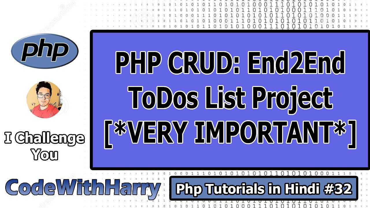 Php CRUD Operations Tutorial Using MySQLi in Hindi - Select, Insert, Update, Delete|PHP Tutorial #32