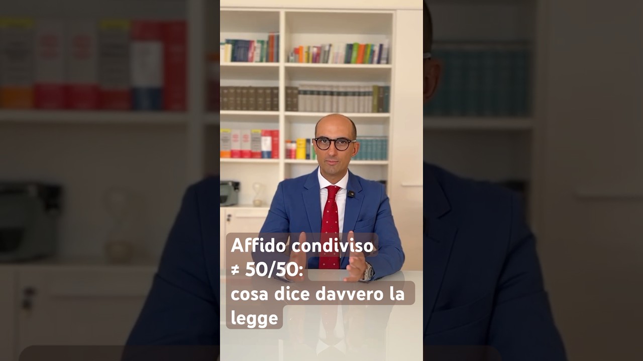 Affido condiviso &ne; 50/50: cosa dice davvero la legge | Avv. Marco Formica