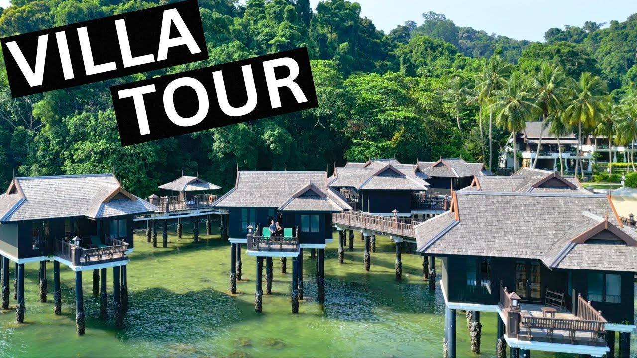 WE STAYED IN AN OVERWATER VILLA IN MALAYSIA 🇲🇾 | Pangkor Laut Resort | Travel Vlog
