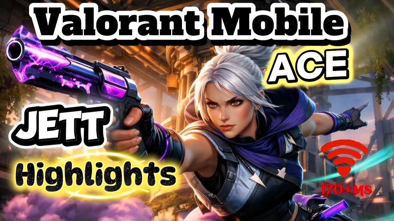 En İyi Jett Önemli Anlar 170+ms ile 🔥| Valorant Mobile Çin Versiyonu 