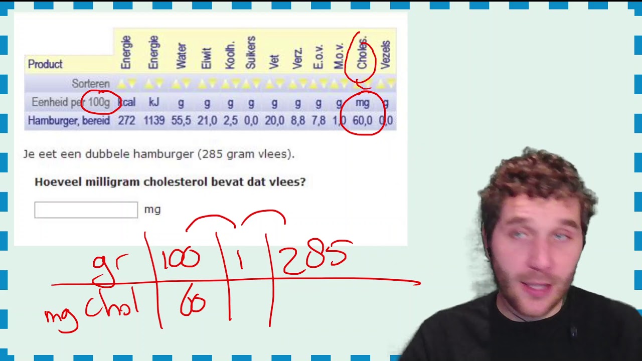 Verbanden en schema's, reken uitleg video