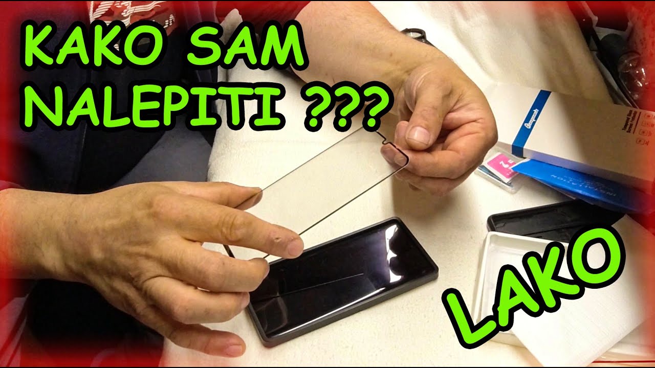 Kako sam nalepiti zastitno staklo na mobilni telefon?