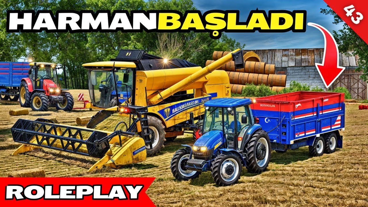 HASAD SEZONU BAŞLADI | BAYİYE NH TD85 MASSEY 5450 GELDİ | FS22 GERÇEK HAYAT | MEDRP SİVAS | S2 B43