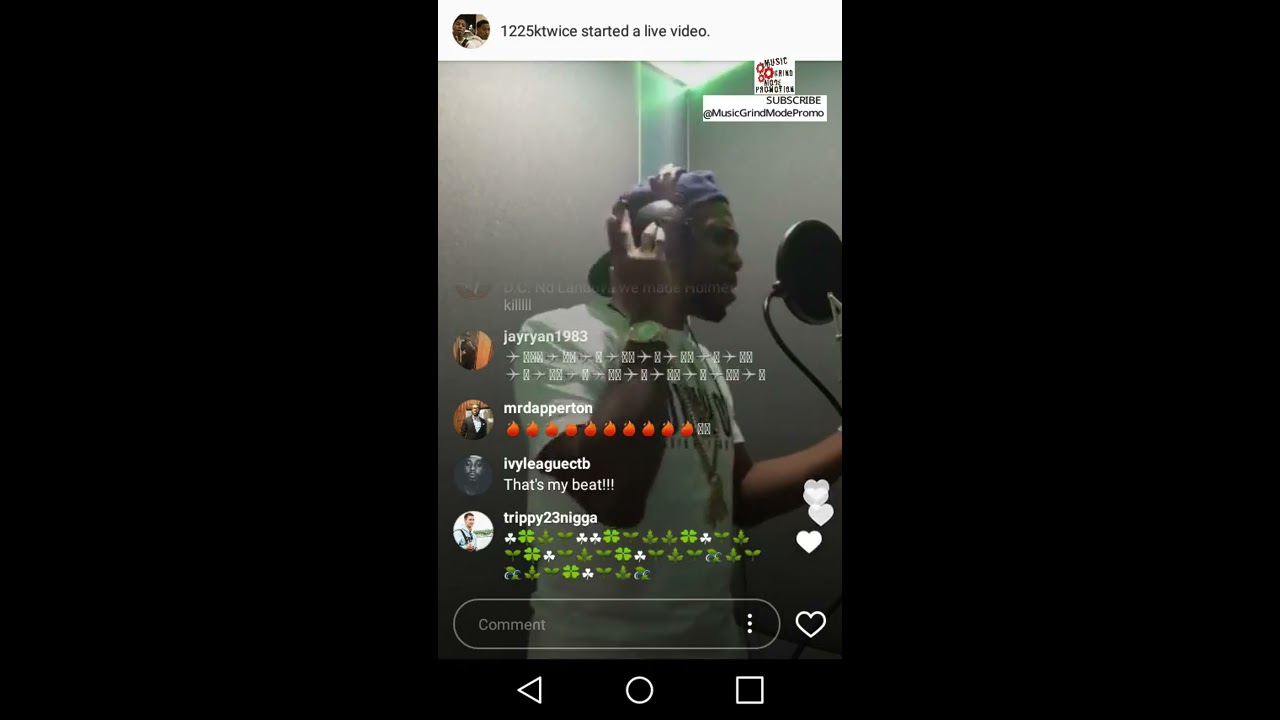 Curren$y | Live on Instagram | Recording in the studio