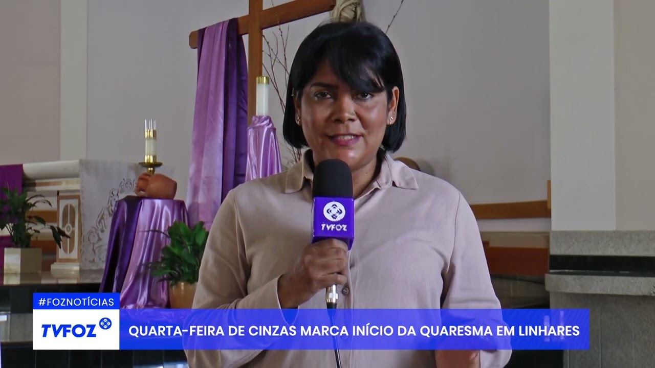 Quarta-feira de cinzas marca início da quaresma em Linhares