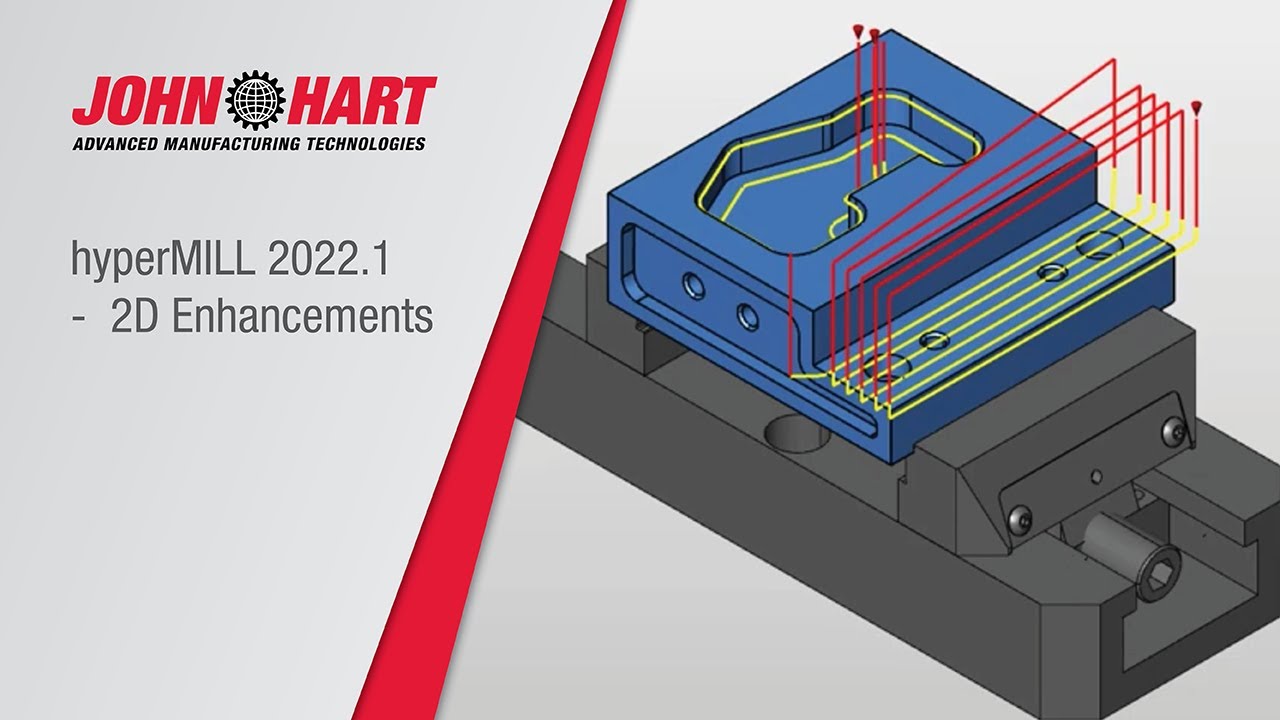 hyperMILL 2022.1 - 2D Enhancements