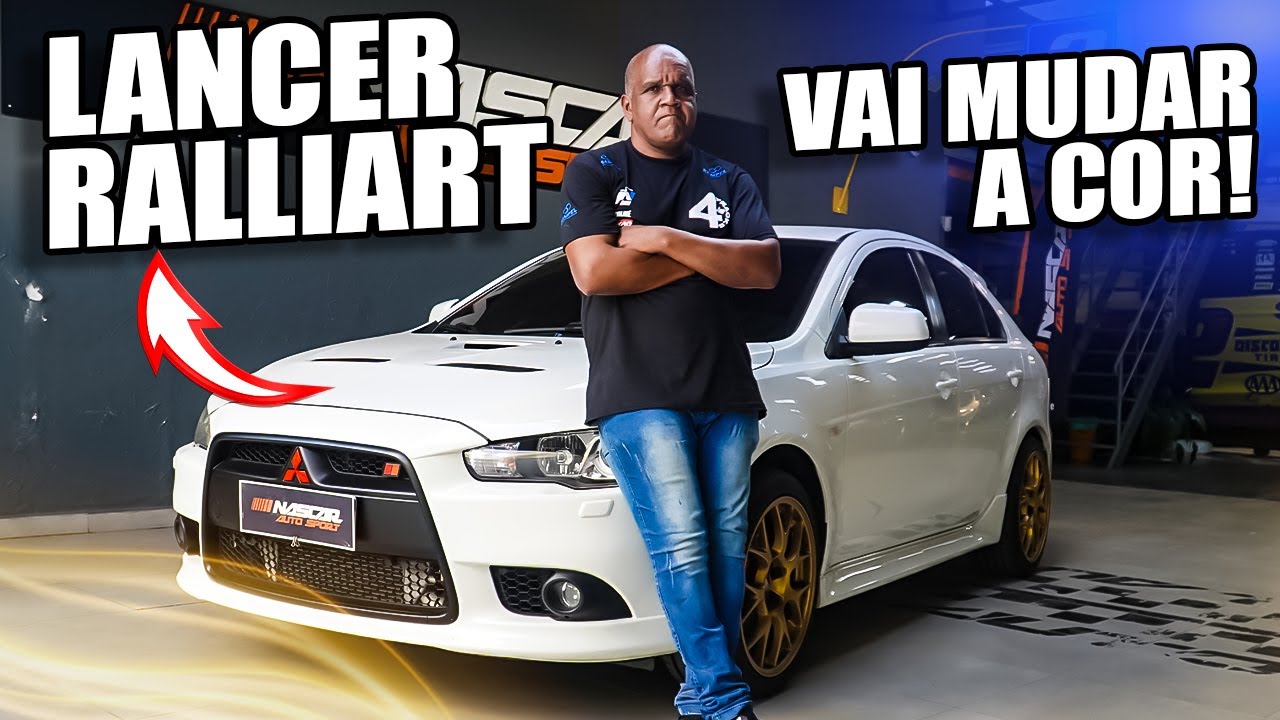 EXCLUSIVIDADE! 🔥 Mudamos a COR deste LANCER RALLIART